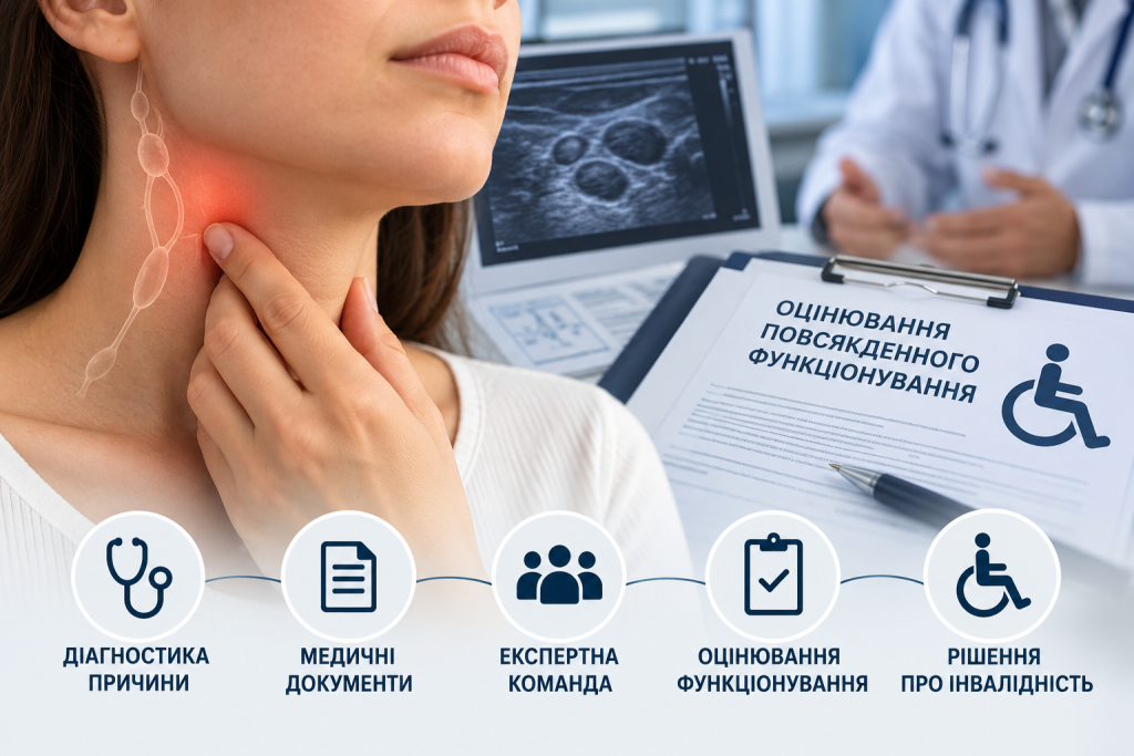 Збільшені лімфовузли і інвалідність