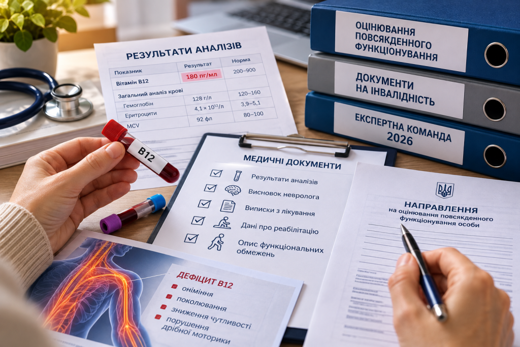 B12, оніміння рук і інвалідність у 2026 році: коли це може мати значення