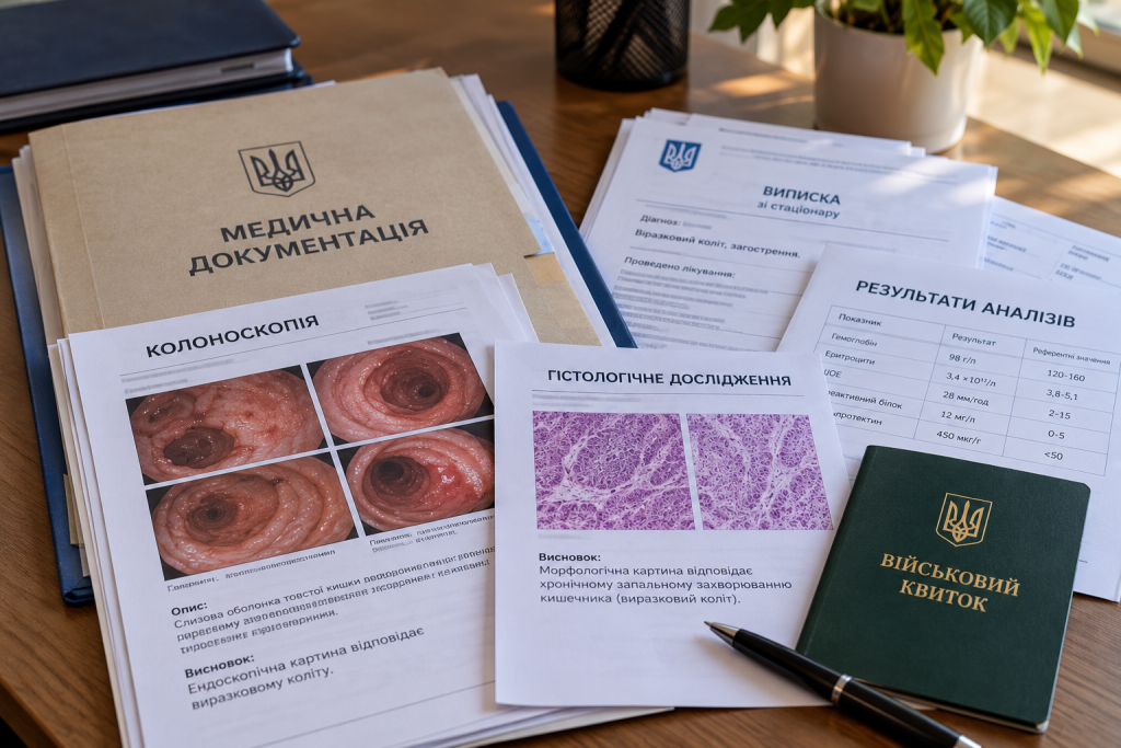 Чи беруть в армію з виразковим колітом