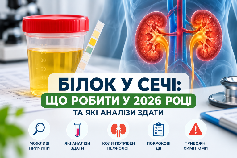 Білок у сечі: що може означати