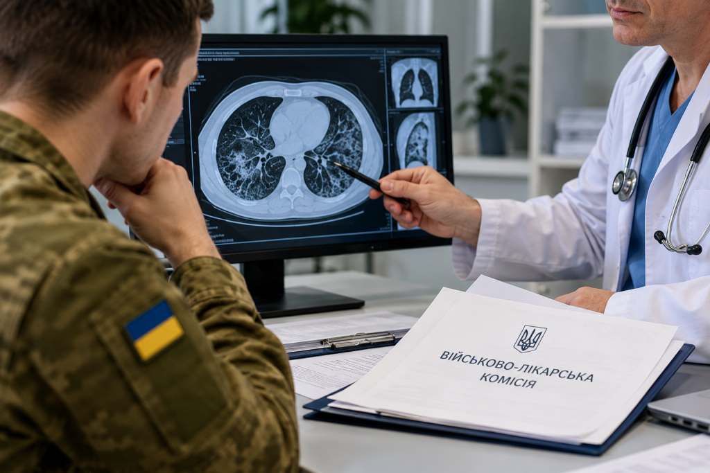 Чи беруть в армію з пневмофіброзом у 2026 році