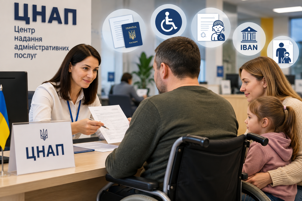 Допомога людині з інвалідністю з дитинства