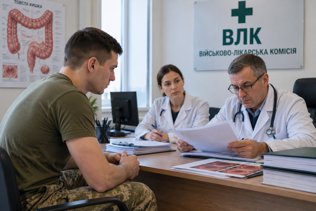 Чи беруть в армію з виразковим колітом