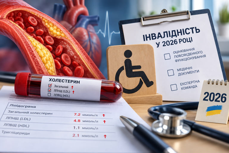 Високий холестерин і інвалідність