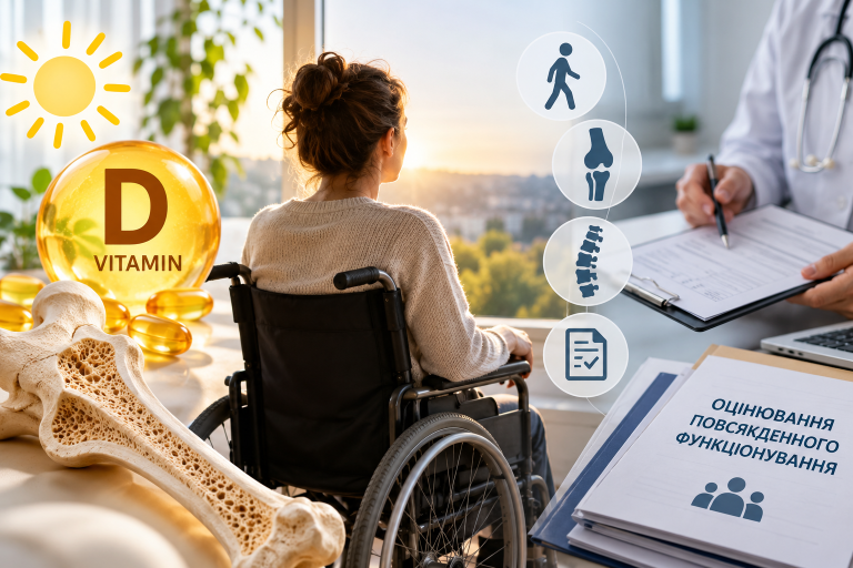 Вітамін D у 2026 і інвалідність